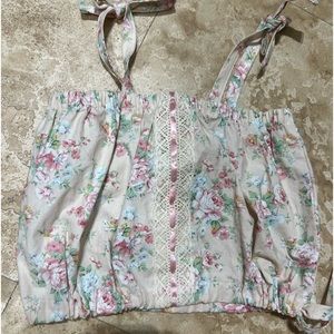 NWT Dollcake bloomers shorts tank outfit size 7